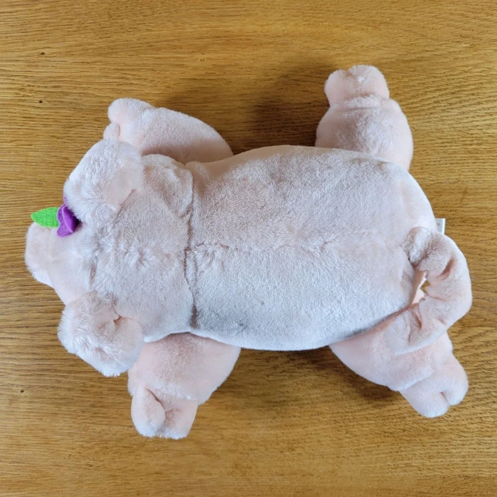 Westcliff Collection Plush Pig Purple Flower 12